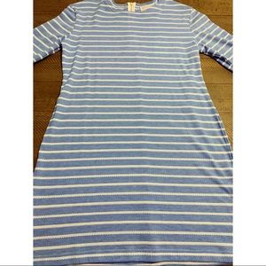 Sail to Sable Long Sleeve Striped Dress